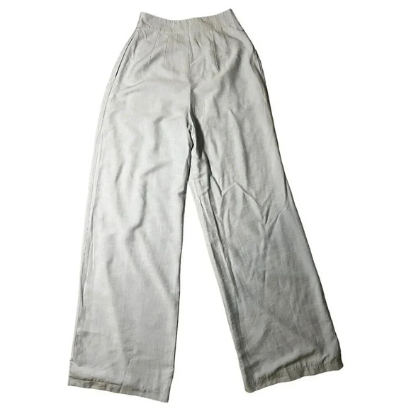 Do + Be Wide Leg Casual Pleated Trouser Dress Pants Light Blue Size Small - Picture 2 of 8